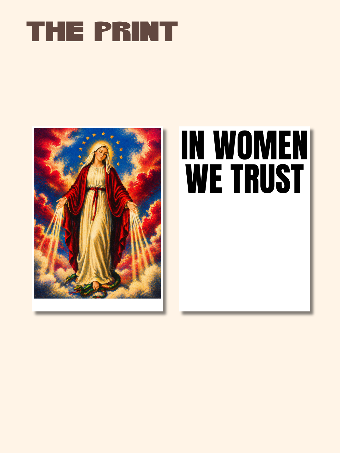 WOMEN T-SHIRT PRINT