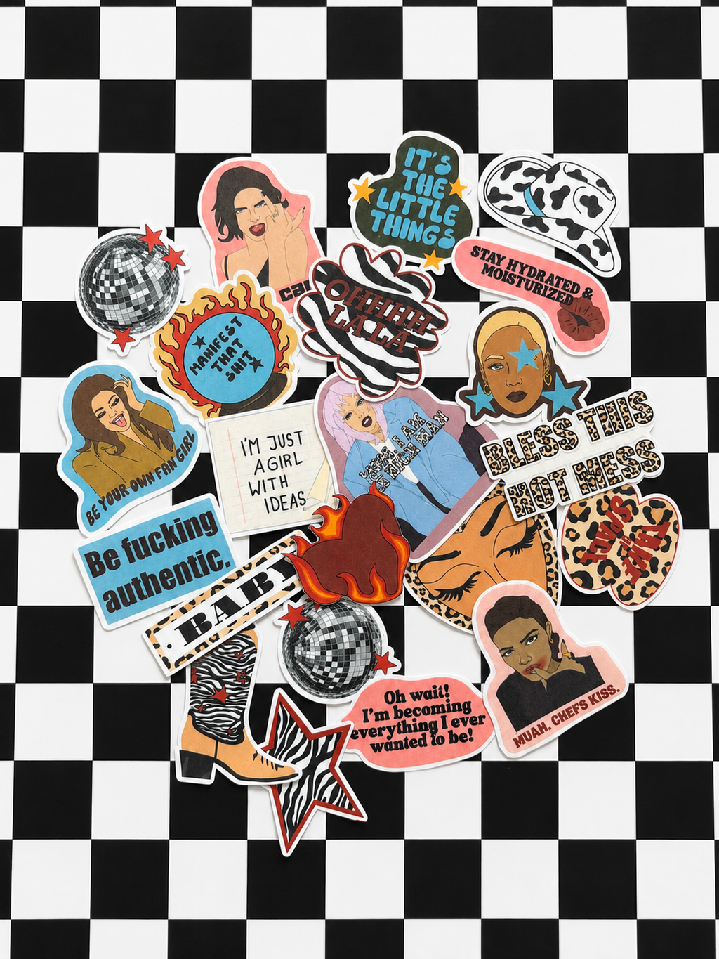 ANIMAL PRINT STICKERSET